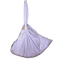 Baby Federwiege Pastell Lavender Matratze mit Schafwolle